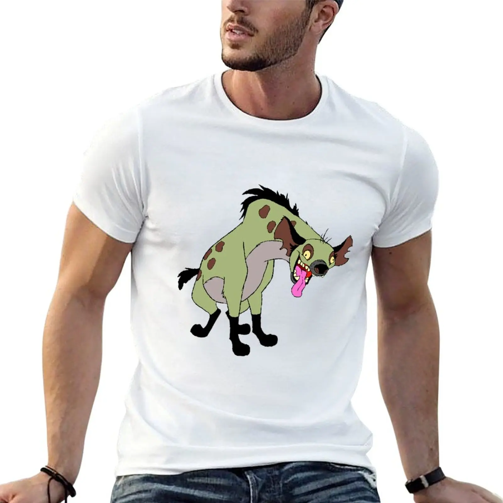 

for hyena 100% cotton shirts t t 3 shirt man T-Shirt ed graphic men