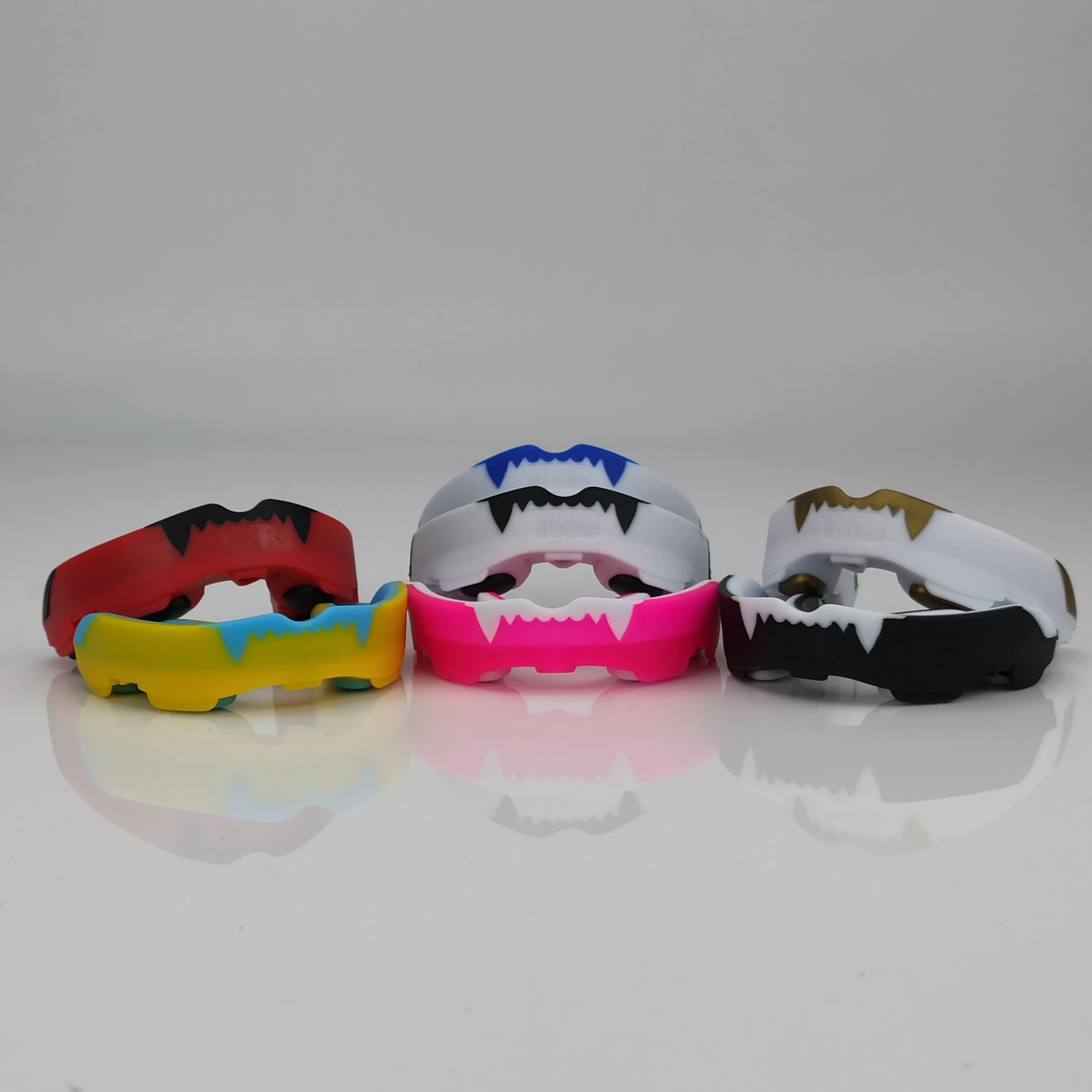 TOP KING BOXING MOUTH GUARD EVA CE 3 layers Professional Protection MMA TKB mouthguard