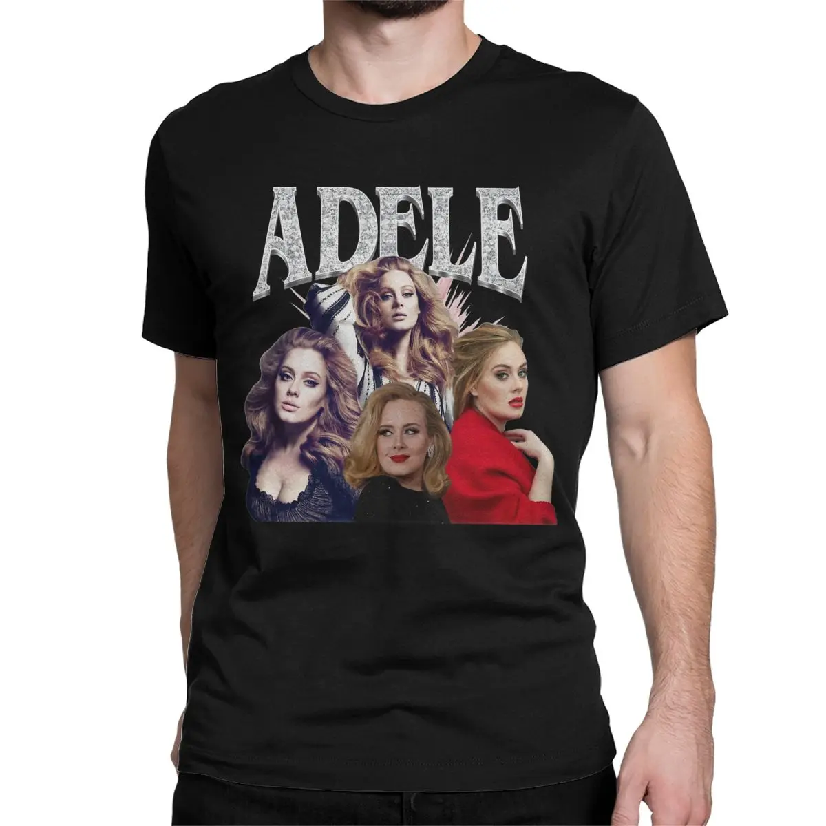 Men's T-Shirts Adele In Munich Tour 2024 August Leisure 100% Cotton Tees Short Sleeve T Shirt Round Collar Clothes Unique