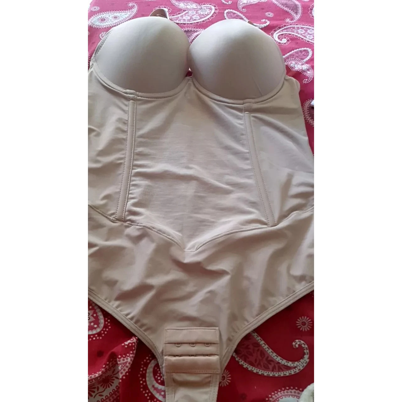 Seamless Tummy Control Snatched Shapewear Bodysuit With Bra Bone Slimming Faja Body Shaper Women Compression Body Suit Plus Size