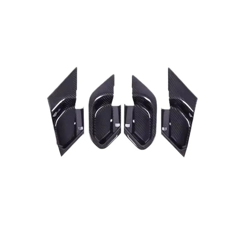 

Suitable for 2024 BMW 5 Series true carbon fiber inner door bowl protective cover automotive interior parts modification, dry ca