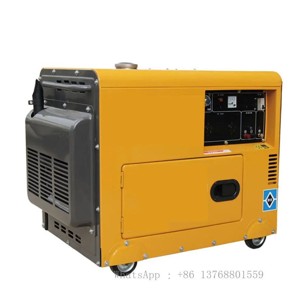 High Power Silent Type 5/6/8/10KW Silent Generator Sets Marine Generator