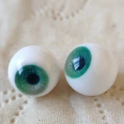 12mm/14mm occhi di bambola resina cerchio puro bulbo oculare accessori per bambole fatti a mano fai da te bulbo oculare per occhi in gesso bambola BJD