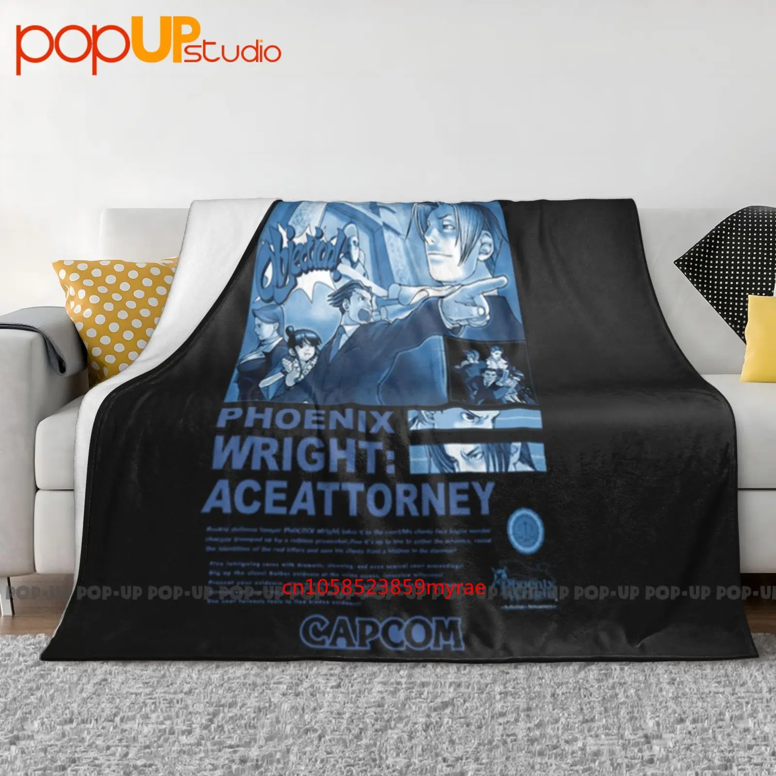 

Ace Attorney Print Ad Неоново-желтое ультра-мягкое одеяло с принтом Хизер, зимнее одеяло, чехлы на диван, покрывала на кровать