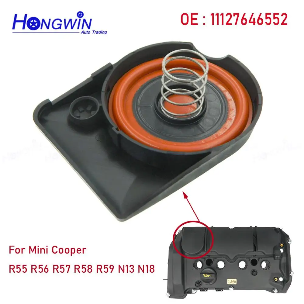 

11127646552 11127646553 Engine PCV Valve Cover Repair Kit Valve Cap With Membrane For Mini Cooper N13 N18 R55 R56 R57 R58 R59