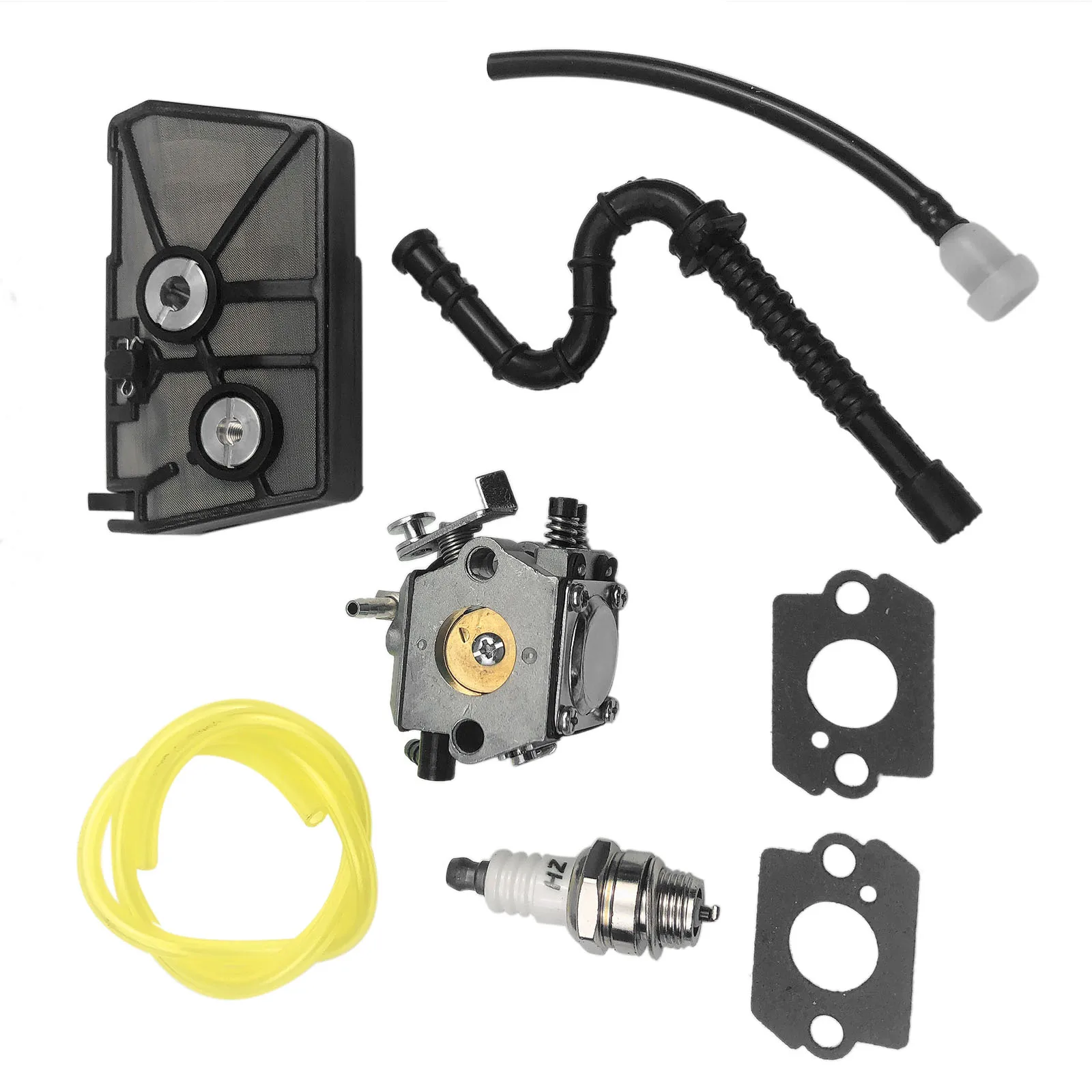 Carburetor Gasket Air Filter Spark Plug Fuel Filter Fuel Line Fit for Stihl 028 028AV Chainsaw 1118 120 0601 for Walbro WT-16B