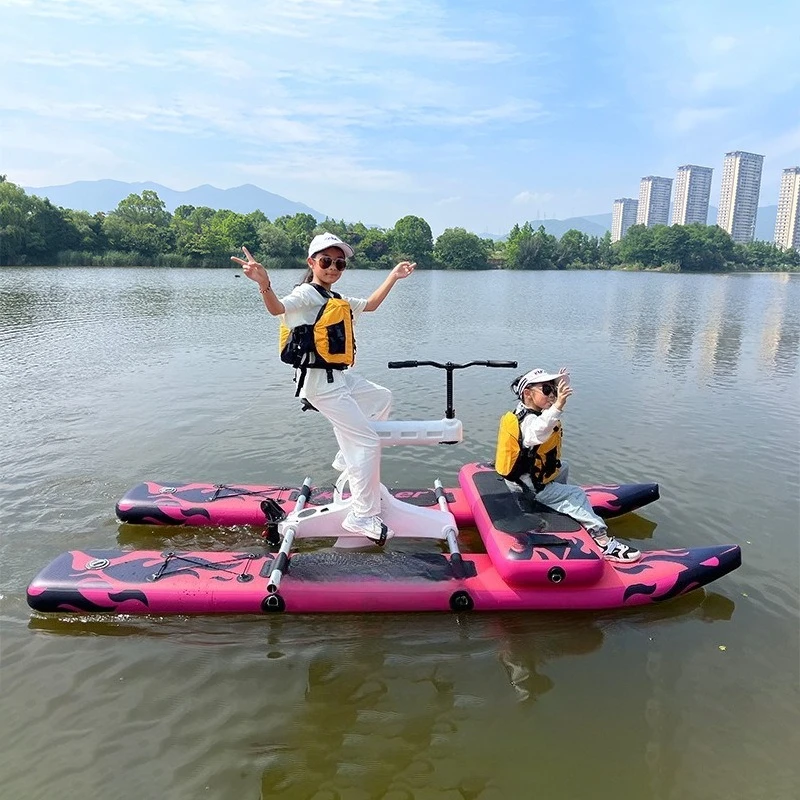 Water Park Sightseeing Ride Boat Park BBQ Boat Internet celebrity Transparent Boat Water Pedal Bike