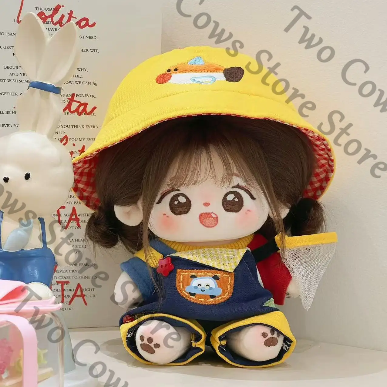 Série d'excursions en plein air de 20 cm : ensemble de vêtements de poupée en coton - Tenues super mignonnes pour poupées et jouets en peluche, costumes remplaçables