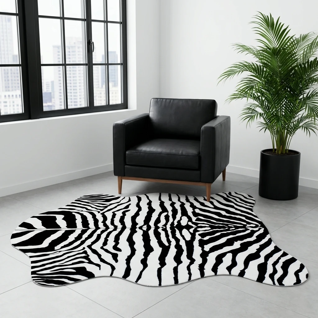 faux-zebra-skin-rug-soft-silky-smooth-fur-area-carpet-anti-slip-tpr-backing-luxury-home-decorative-mat-for-bedroom-lounge