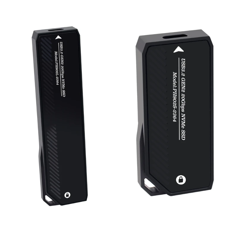 빠르고 안전한 파일 관리를 위한 안정적인 NVMe M.2 SSD 케이스 20Gbps 속도