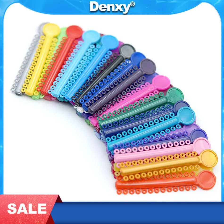 1040pcs Quality Colorful O Ring Bands Dental Orthodontic Elastics Ligature Ties for Dentist Brackets Braces Dentistry Products