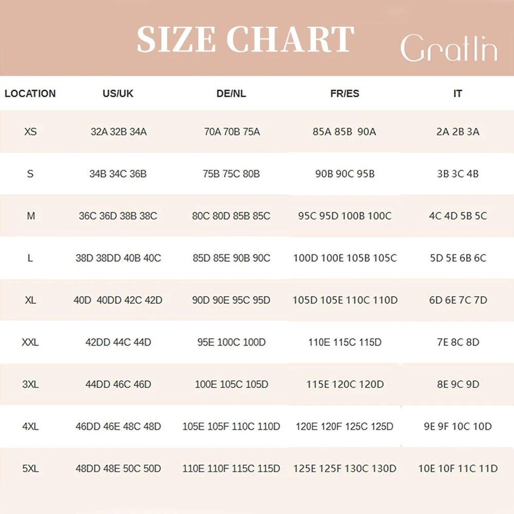 Gratlin الأمومة التمريض النوم الصدرية لينة الرضاعة الطبيعية الأمومة دعم التفاف سلك الحرة منع ترهل حجم كبير XS S M L XL