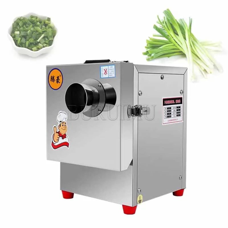 Onion Cutter Electric Vegetable Procesador Automatic Green Celery Chopping Minced Machine Stainless Steel Cutter