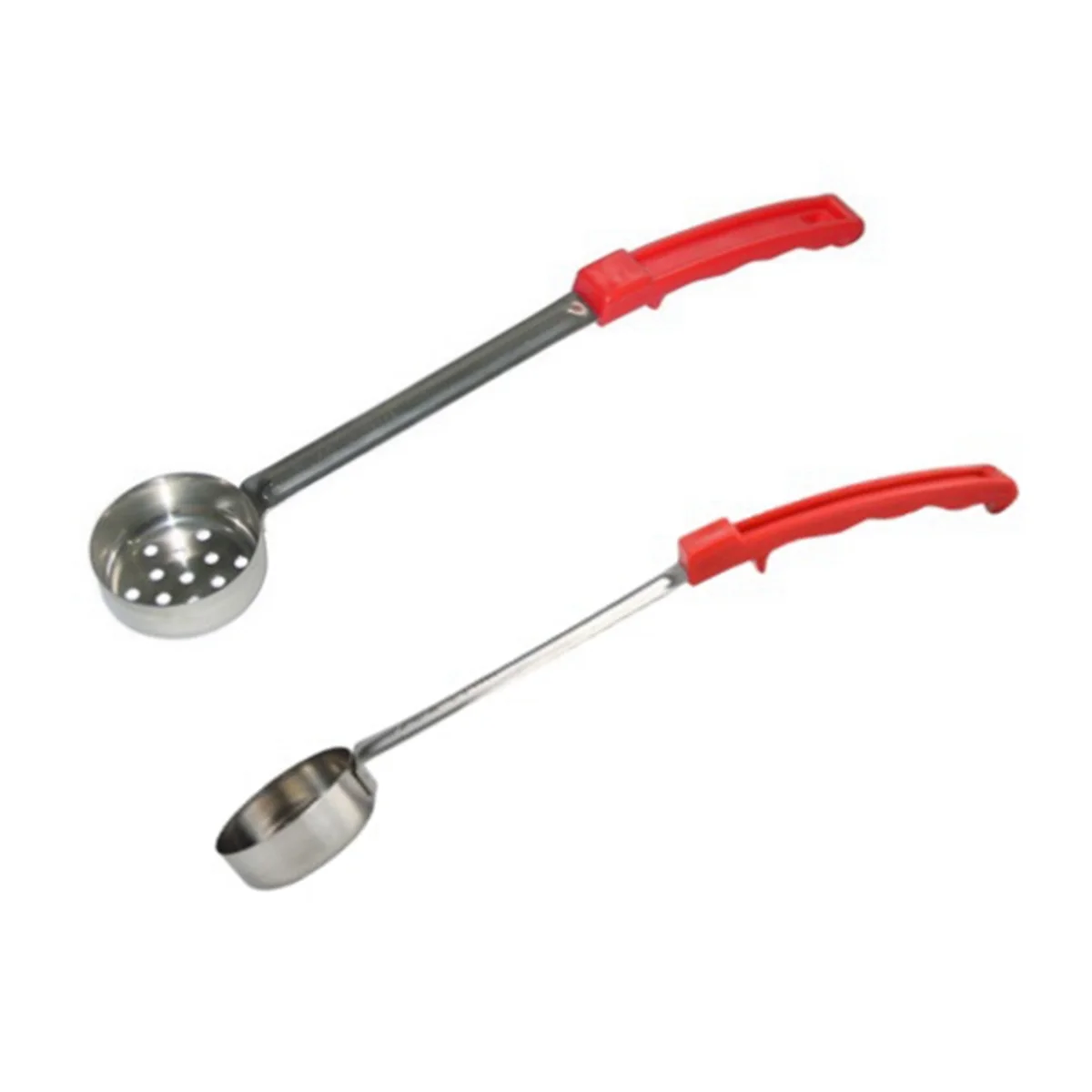 Stainless Steel Pizza Sauce Spoon Pizza Spread Ladle Serving Spoon with Long Handle Kitchen Baking Tool 2 Ounce