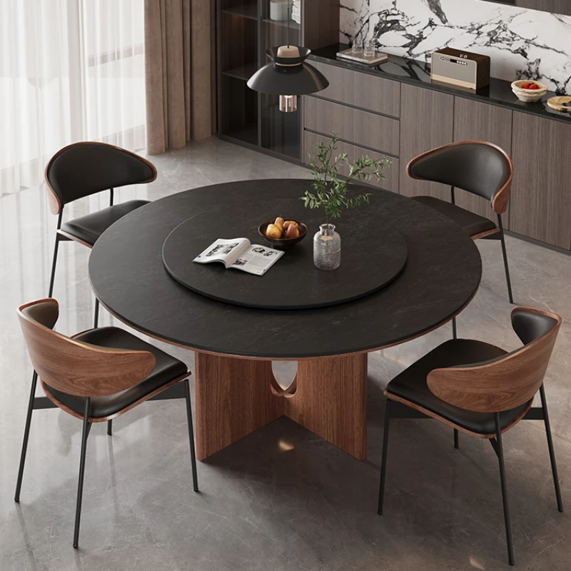 Sedentary Table Ceramic Dining Kitchen Room Round Cafe Chairs Dinning Tables Reception Extendable Designer Muebles Coffee Home