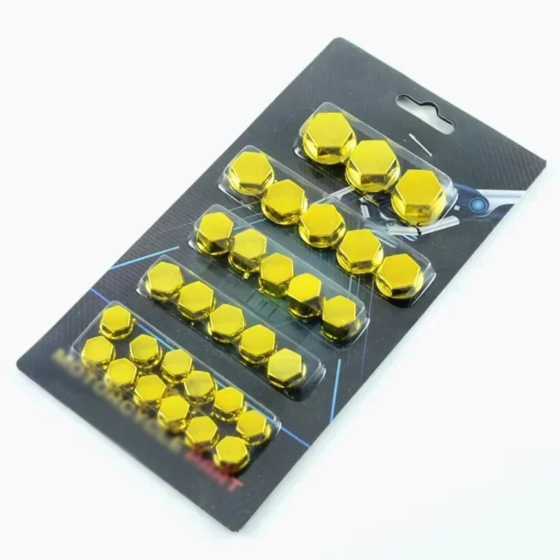 30Pcs Motorrad Modifikation Kopf Abdeckung Zubehör Schraube Dekorative Teile Für Yamaha Kawasaki Honda Muttern Styling Abdeckung