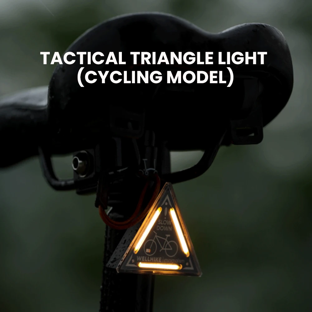 

LED Portable Walking Safety Light with 4 Lighting Modes High Visibility Warning Light Camping Backpack Light for Hiking Fishing