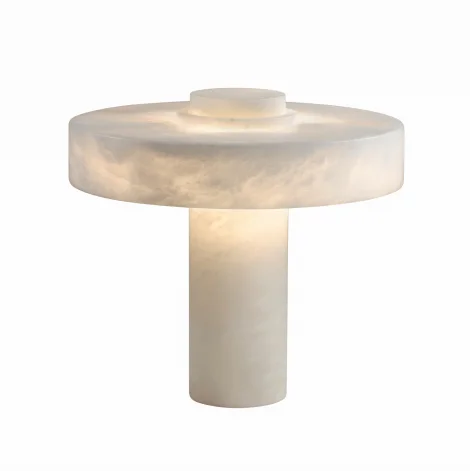 

Marble Nordic Modern LED Desk Lamp with E26 Compatibility Contemporary Indoor Table Lamp Featuring Marble Base for Desks