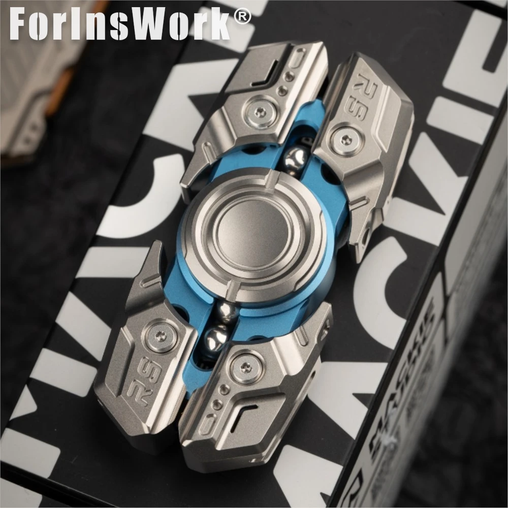 MACKIE Starship 2,0 Fidget Spinner EDC Fidget Toys Fidget Toys autismo Metal Fidget juguetes antiestrés para adultos Push Spinner