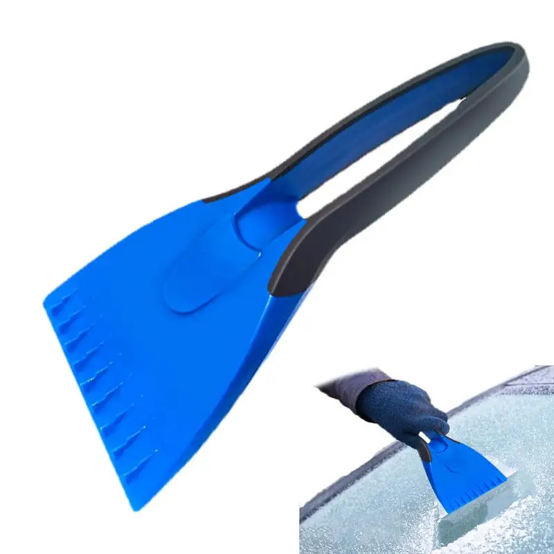 

Ice Window Scraper Durable And Smooth Silicone Anti-Slip Car Vehicle Ice Scraper Durable And Indestructible Ice Scrapers For Car