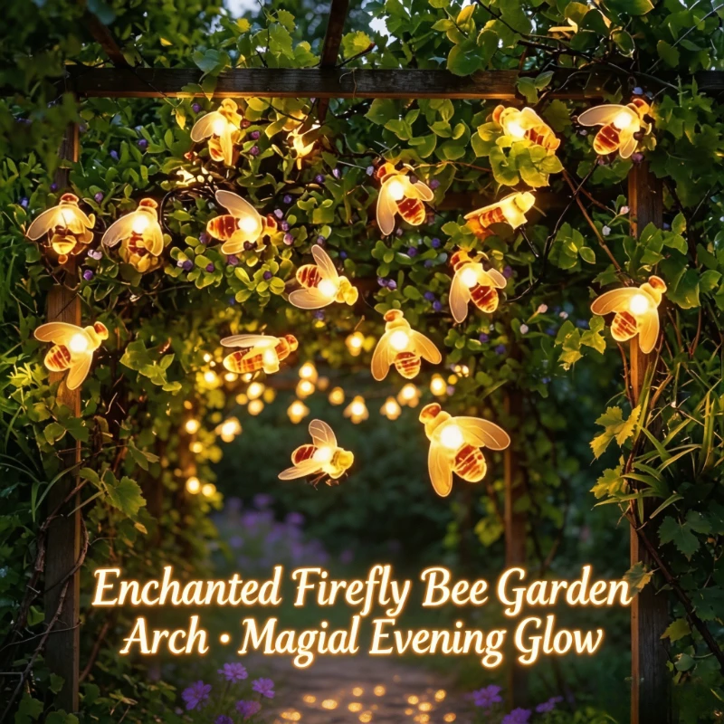 Christmas Lights Outdoor - Guirnalda de Luces Solares con Forma