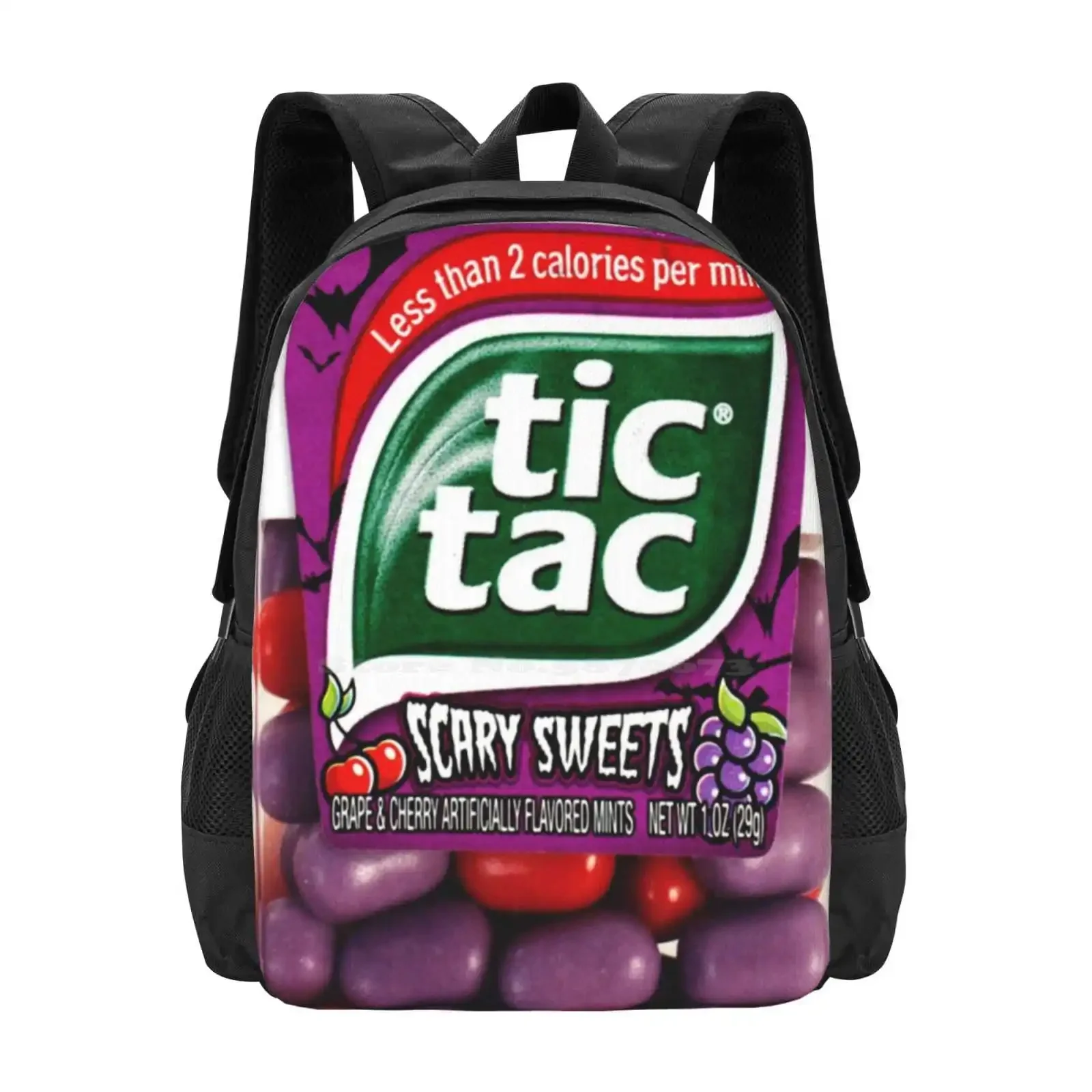

Tictac Scary Sweets Backpack For Student School Laptop Travel Bag Candy Cute Onrange Payutrus Tic Tac Time Graphics Love Sweet
