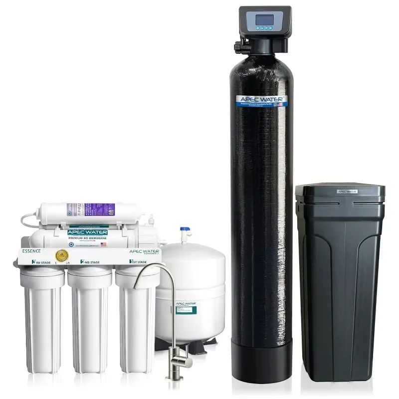 APEC WH-SOFTENER-30-FG Reverse Osmosis System + Water Softener Savings Bundle | Top Tier Alkaline Mineral RO System