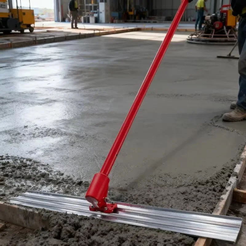 Factory Sale Steel Aluminium Alloy Manual Concrete Floor Leveler Surface Finishing Leveling Machines Cement Bull Float