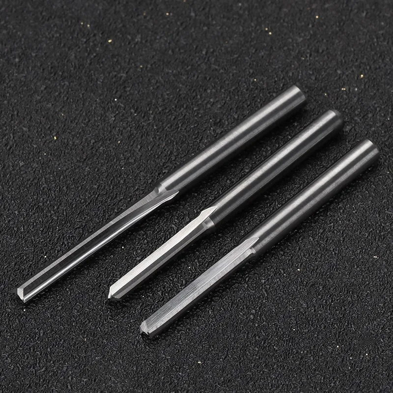 CMCP Straight Slot Milling Cutter 3.175mm Shank 1.0-3.175mm 2 Flute CNC Router Bit Carbide End Mill CNC Machine Milling Tool