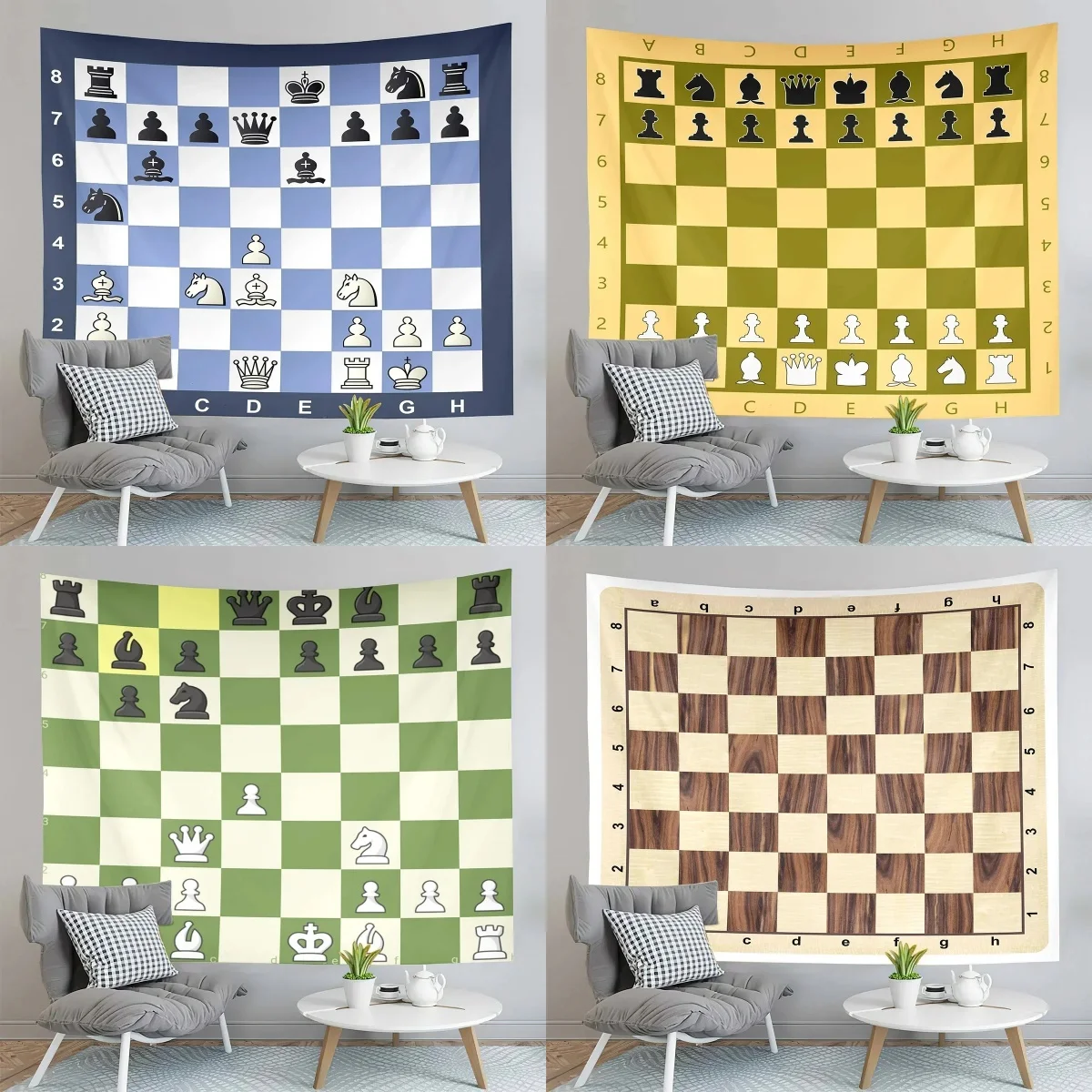 

Шахматы и карточные игры, печатные постеры, гобелены, хиппи, настенные гобелены, богемные гостиные, спальни, общежития, домашний декор