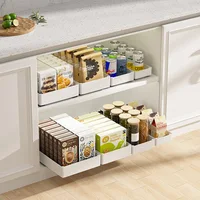 Estante deslizante sin taladros fregadero