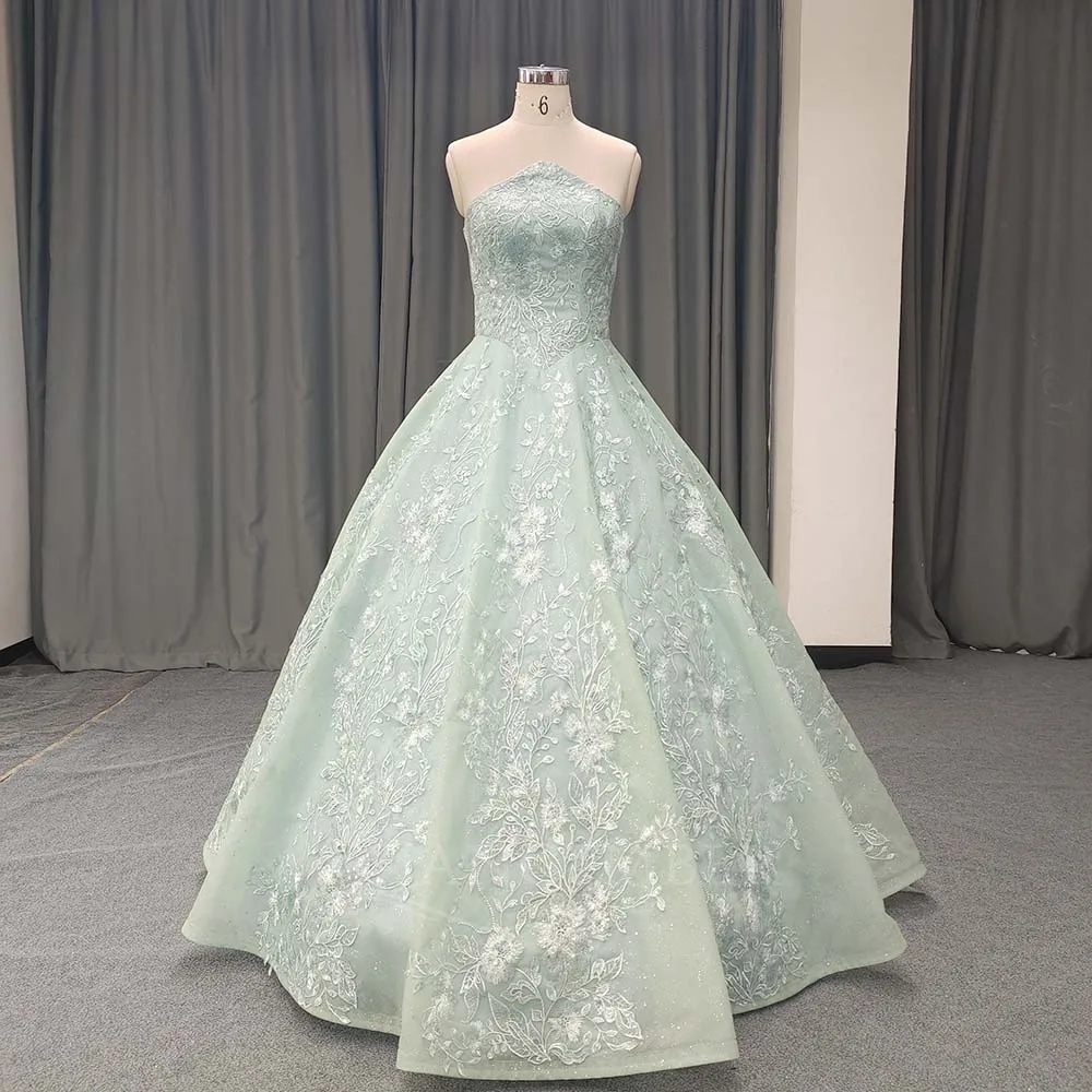 

Luxury Sweet 16 A-line Quinceanera Dress For Girls Customized Stapless Princess vestidos de 15 años quinceañera Plus Size
