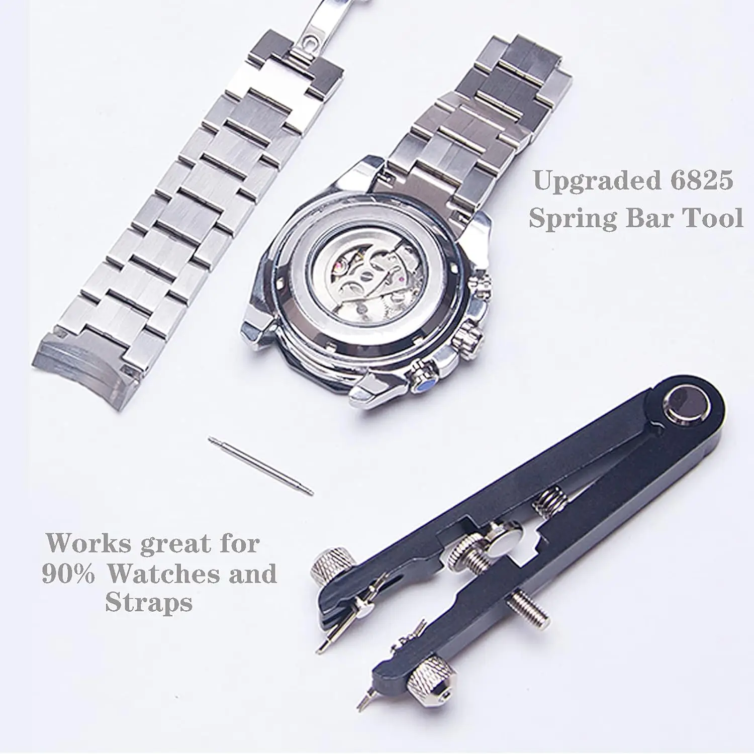 Watch Band Removing Tool Plier 6825 Metal Spring Bar Connecting Pin Remover Tool To Remove Watch Links Removal Repair Tool Kit