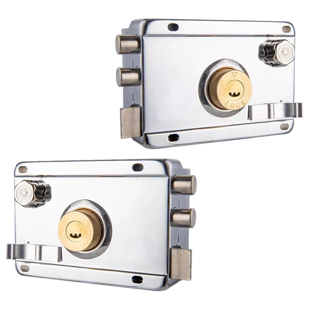 

Exterior Iron Door Locks Security Anti-Theft Lock Multiple Insurance Lock Wood Gate Lock Hardware Household Indoor Dormitory