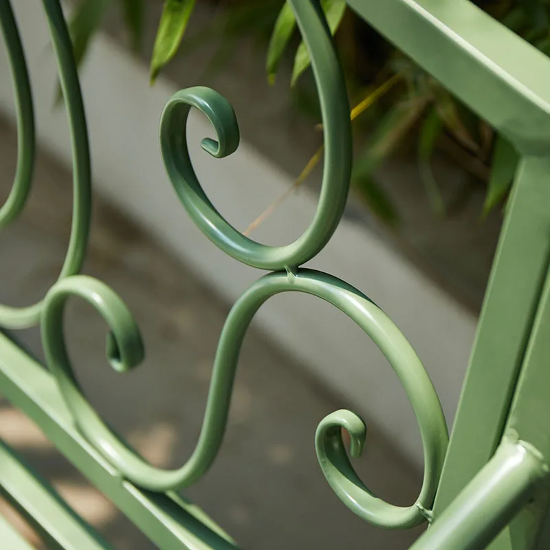 Chaises de Jardin Vertes Modernes, Banc de Parc, Design D.lique, Style poumons, Poitrine, Balkon Masa Sandalye. Meubles