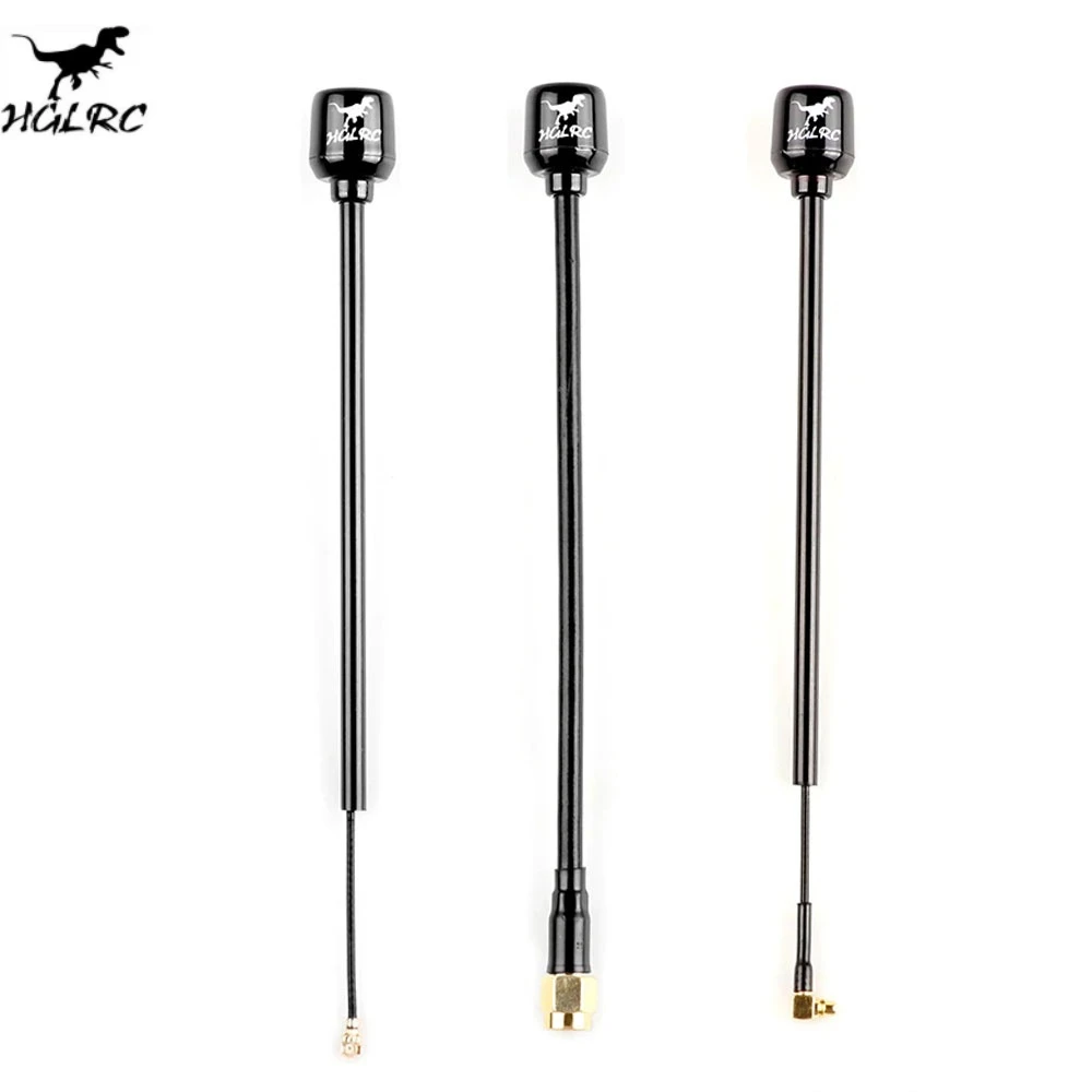 HGLRC Mini Long Range Hammer Antenna Mini RHCP LHCP Spin SMAUFL MMCX Angle 5.8G 2.5dBi 135mm For RC FPV Racing Drone