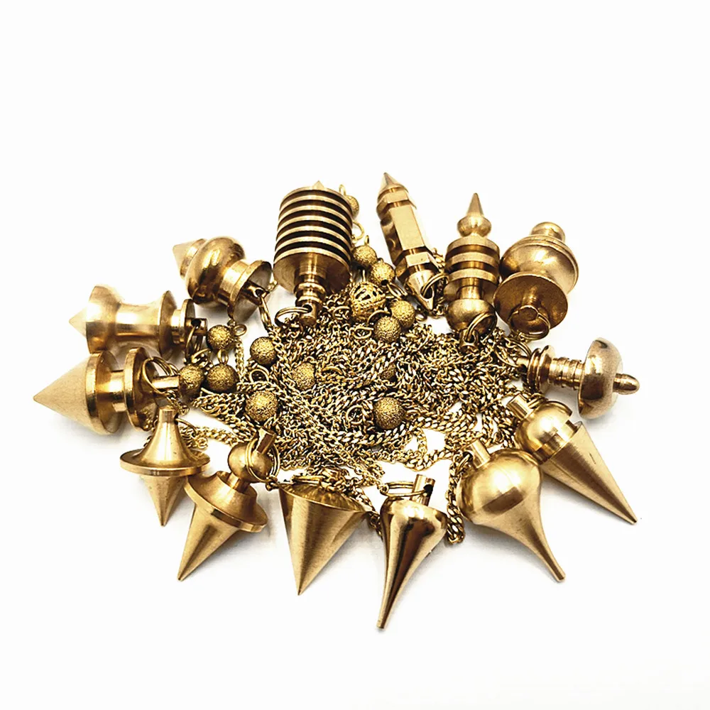 

Ya.x The Wealth Pendulum, Brass Metal Divination / Dowsing Tool