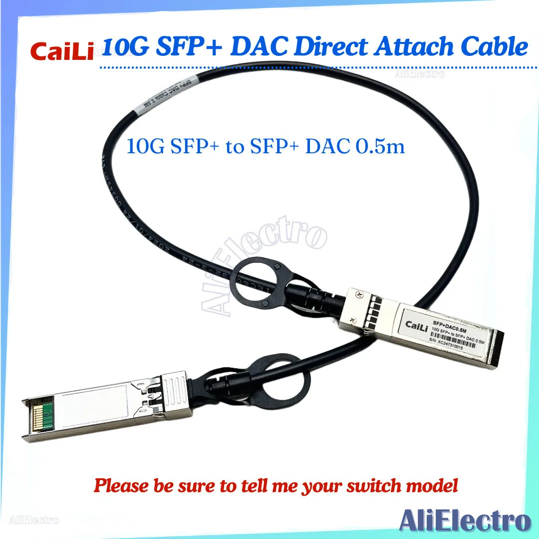 

10G SFP+ 40G QSFP+ Stacking Cable, Direct Attach Copper(DAC) Passive Cable, 0.5-7M, for Cisco,Huawei,HP,Intel...Etc Switch