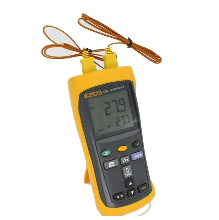 Dual Probe Digital Thermometer with Two 80PK-1 Thermocouples Temperature Measurement Meter For Hashboard Reparing