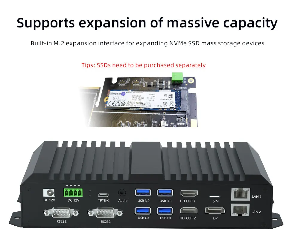 RK3588 Caja de reproductor multimedia Android 8K Caja de reproductor de red 8K para señalización digital