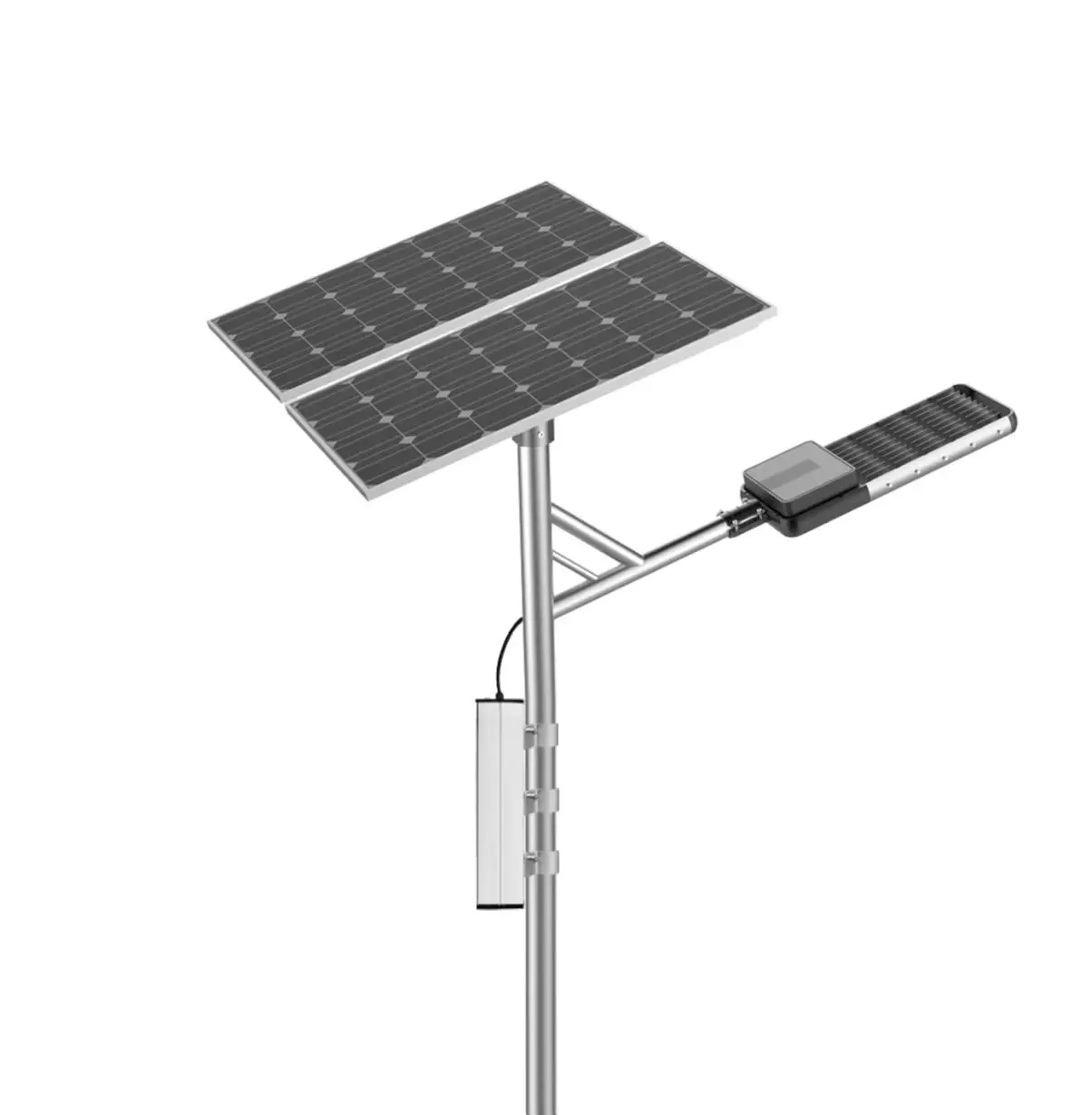 Lampione da giardino diviso Lampione stradale a LED ad energia solare Illuminazione Lampione stradale solare Wi-Fi con batteria di backup