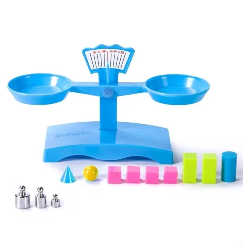 어린이를위한 G8TA 균형 스케일 장난감 장난감 균형 장난감 어린이 초기 교육 게임 장난감