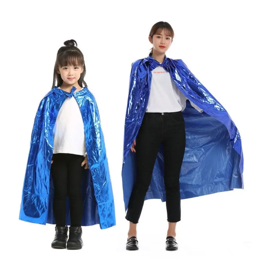 Multipurpose Grim Reaper Cloak Bright Color Coat Witches Robes Long Cape Cloak Nightclub Bar Dress Halloween Cosplay Cape Kids