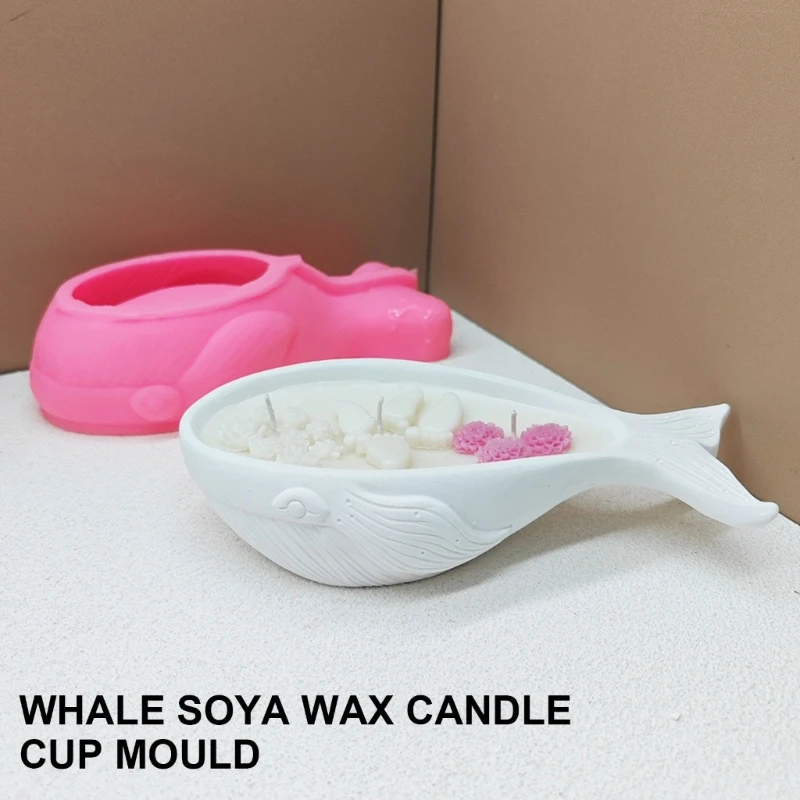 Personalize Space Saving with Whale Inspired Designs Sturdy Silicone Cup Molds Accessory for Home Decoration