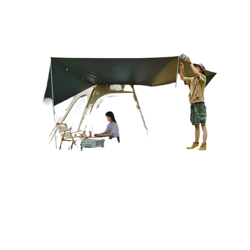 

Tent canopy integrated large portable foldable automatic outdoor camping equipment full set of dome