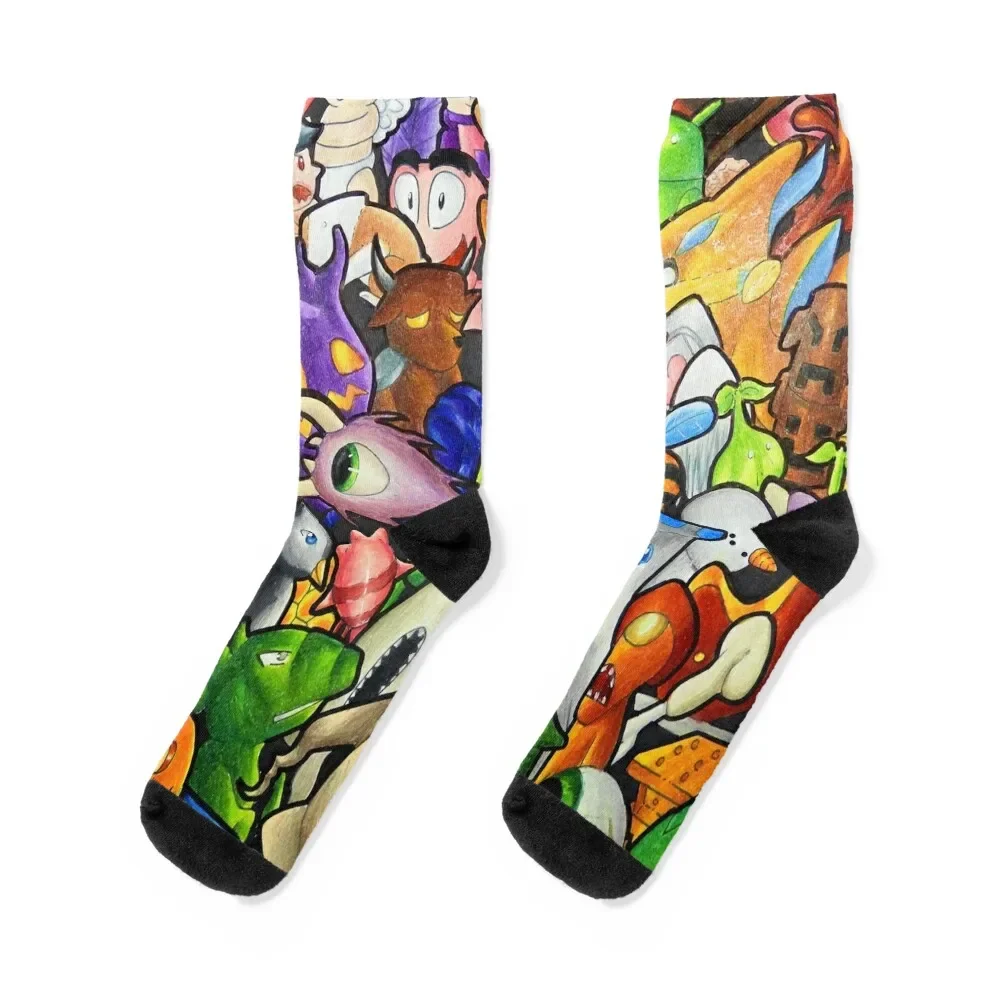 

All terraria's pets Socks compression christmas gifts Woman Socks Men's