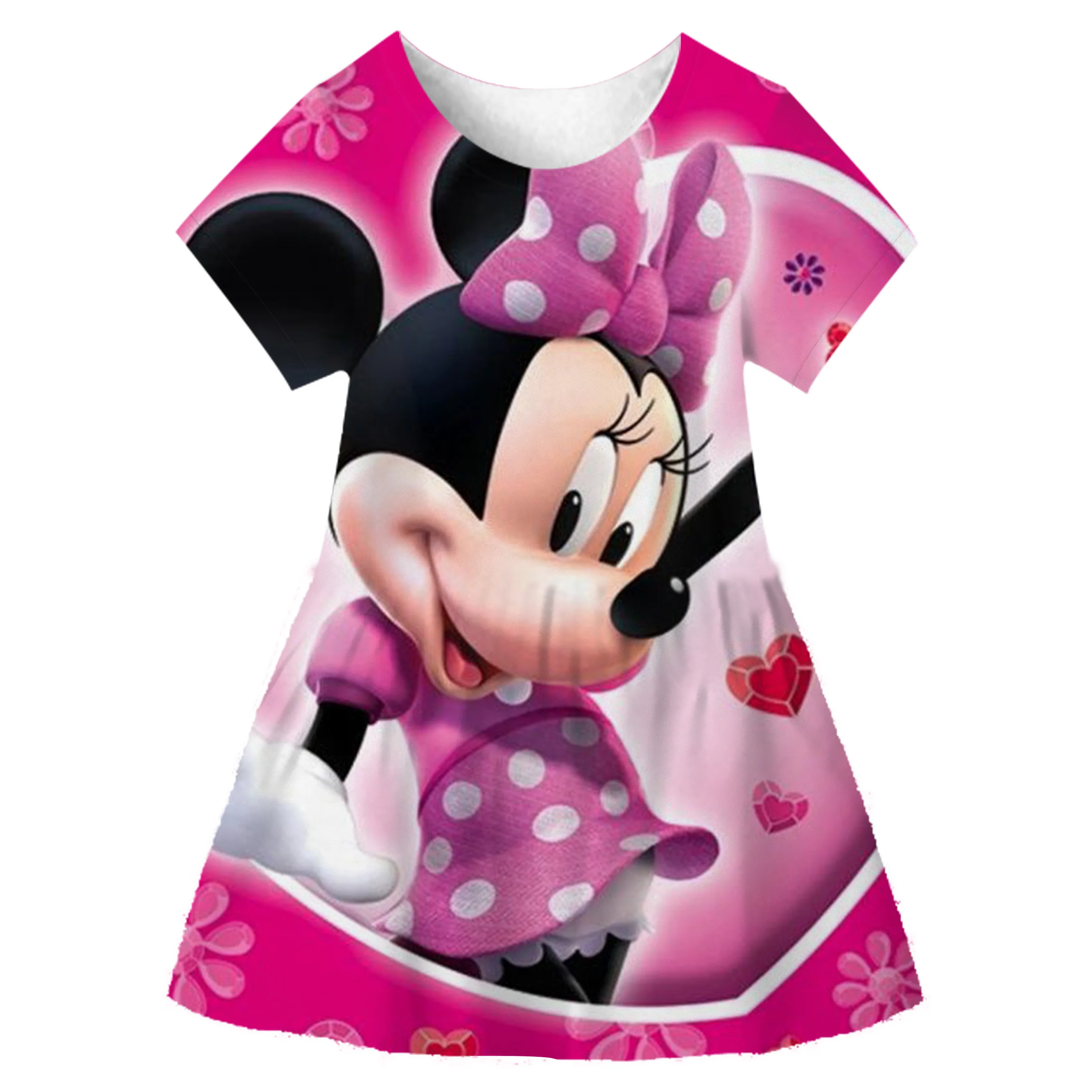 

Cute Baby Girls Dress Kids Minnie Mouse Dress Carnival Party Costumes Christmas Clothing Children Disney Series Birthday Skirts