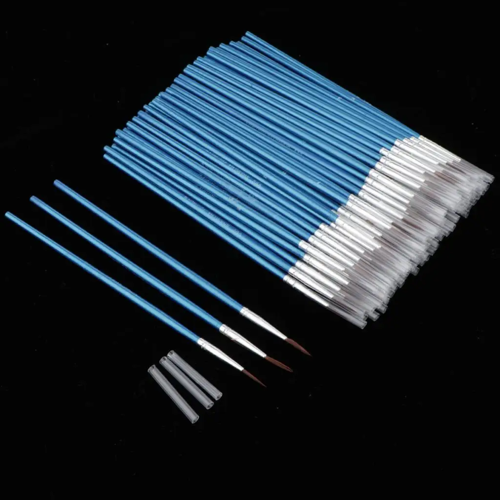 Imagem -05 - Deluxe Micro Detail Brush Conjunto para Precision Artwork 100 Pcs