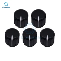 5PCS ABS For KY-040 360 Degrees Potentiometer Rotary Encoder Half Shaft Hole Caps Knob Brick Sensor Switch 6mm