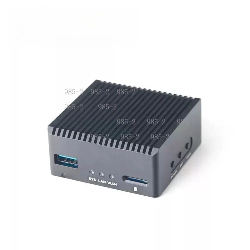RK3566 NanoPi R3S Mini Router Board, Dual Gigabit Ethernet CNC Metal Enclosure Development Kit